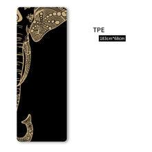 Load image into Gallery viewer, Premium 6mm Thick Yoga Mat Eco Friendly Non Slip Ultra Dense Body Alignment Gold Line Workout Mat for Yoga Pilates Exercises