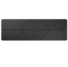 Load image into Gallery viewer, 6mm Thick TPE Yoga Mat with Position Line 183*61cm Non Slip Carpet For Beginner Exercise Pads Fitness Gym Mats Tasteless Pilates
