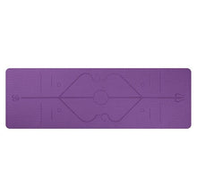 Load image into Gallery viewer, 6mm Thick TPE Yoga Mat with Position Line 183*61cm Non Slip Carpet For Beginner Exercise Pads Fitness Gym Mats Tasteless Pilates
