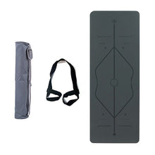 Load image into Gallery viewer, Sky Blue PU Anti-slip Exercise Pad Natural Rubber Yoga Pad Beginners Assist Padding Hot Yoga Exercise Pad 5mm Thickness
