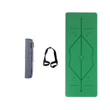 Load image into Gallery viewer, Sky Blue PU Anti-slip Exercise Pad Natural Rubber Yoga Pad Beginners Assist Padding Hot Yoga Exercise Pad 5mm Thickness
