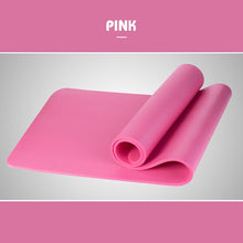 Load image into Gallery viewer, Yoga Mat Workout Elastic Non-slip Fitness Gymnastics Mats Bag Accupressure Mat Carrier Thick Knee Exercise Pad 1830*610*10mm
