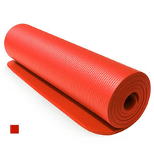 Load image into Gallery viewer, Hot 10mm Lengthened NBR Yoga Mat Widened Yoga Mat Multifunctional Sports Fitness Non-slip Yoga Mat Tapete De Yoga Antideslizante
