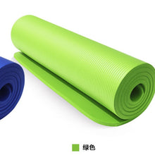 Load image into Gallery viewer, Hot 10mm Lengthened NBR Yoga Mat Widened Yoga Mat Multifunctional Sports Fitness Non-slip Yoga Mat Tapete De Yoga Antideslizante
