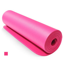 Load image into Gallery viewer, Hot 10mm Lengthened NBR Yoga Mat Widened Yoga Mat Multifunctional Sports Fitness Non-slip Yoga Mat Tapete De Yoga Antideslizante
