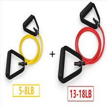 Load image into Gallery viewer, 5 pieces 120cm Rope Rubber Bands for Fitness Equipment Yoga Pull Rope Elastic Resistance Bands  Expander Exercise Tube Training
