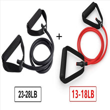 Load image into Gallery viewer, 5 pieces 120cm Rope Rubber Bands for Fitness Equipment Yoga Pull Rope Elastic Resistance Bands  Expander Exercise Tube Training
