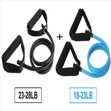 Load image into Gallery viewer, 5 pieces 120cm Rope Rubber Bands for Fitness Equipment Yoga Pull Rope Elastic Resistance Bands  Expander Exercise Tube Training

